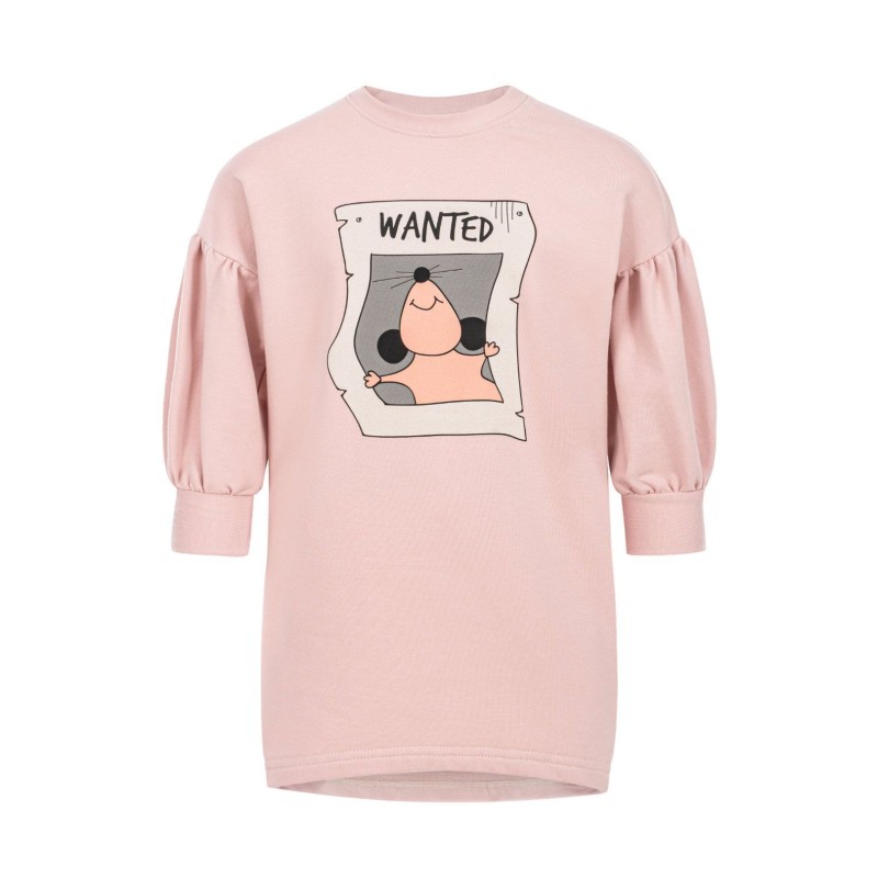 Children's Mouse pink Puff Tunic Dear Sophie Children's Mouse pink Puff Tunic Dear Sophie