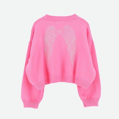 Children's Pink Blouse With Wings Angel Face