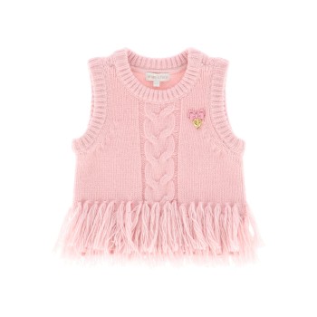 Παιδικό Ροζ Τοπ Mε Κρόσσια Angel Face Παιδικό Ροζ Τοπ Mε Κρόσσια Angel Face