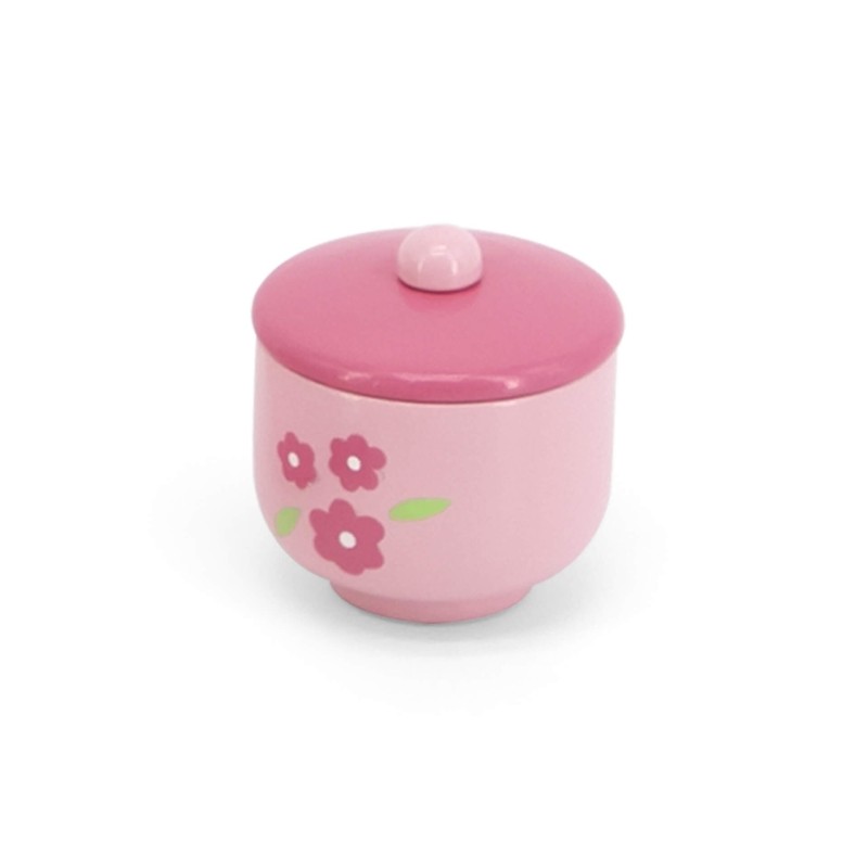 Children's Pink Wooden Tea Set Djeco Children's Pink Wooden Tea Set Djeco