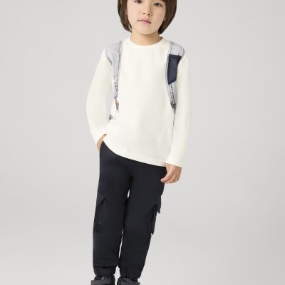Children's Dark Blue Boys Cargo Pants Mayoral