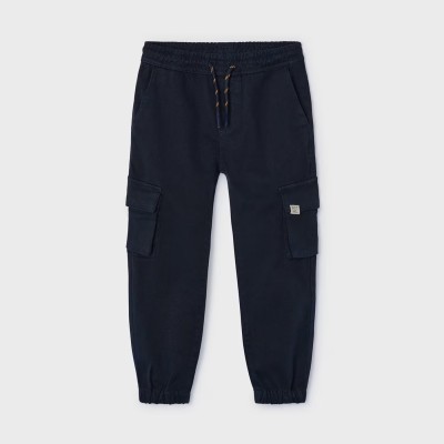 Children's Dark Blue Boys Cargo Pants Mayoral