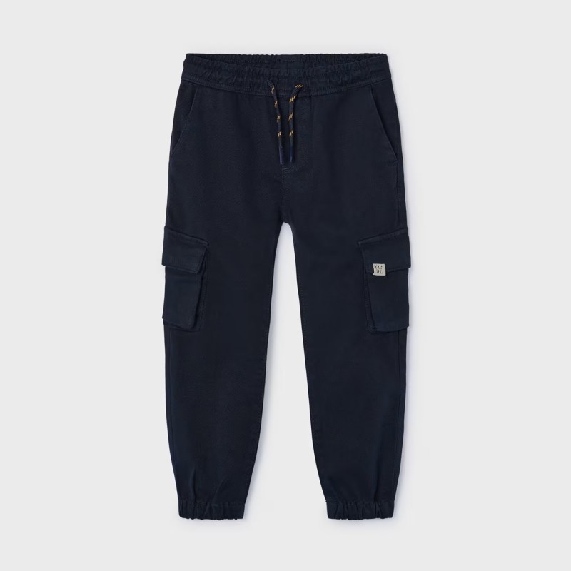 Children's Dark Blue Boys Cargo Pants Mayoral