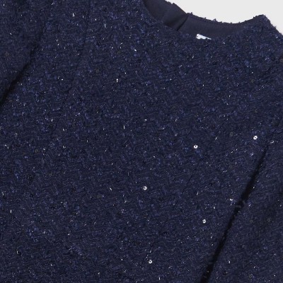 Kids Dark Blue Dress Mayoral
