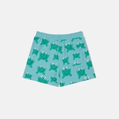 Frog Print Drawstring Shorts Stella Mc Cartney Frog Print Drawstring Shorts Stella Mc Cartney
