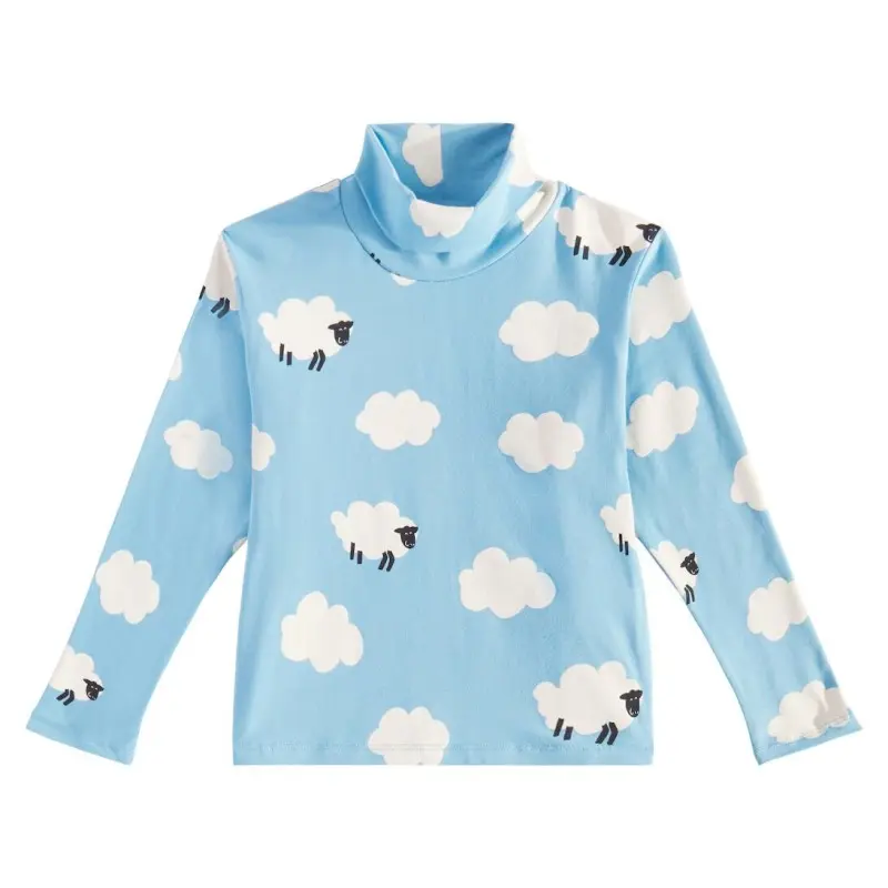 Kids Printed Cotton Turtleneck Top Stella McCartney Kids Printed Cotton Turtleneck Top Stella McCartney