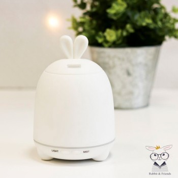 Rabbit & Friends Φωτιστικό Νυκτός - Υγραντήρας Αρωματοθεραπείας Λευκός Λαγός Rabbit & Friends Φωτιστικό Νυκτός - Υγραντήρας Αρωματοθεραπείας Λευκός Λαγός