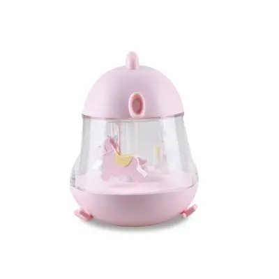 Lamp with a music box pink Lamp with a music box pink