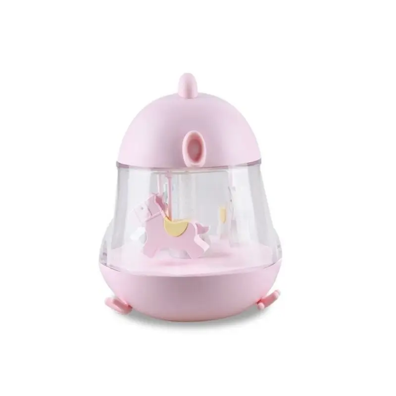 Lamp with a music box pink Lamp with a music box pink