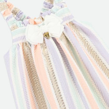 Ριγέ Πολύχρωμο Φόρεμα Angel Face