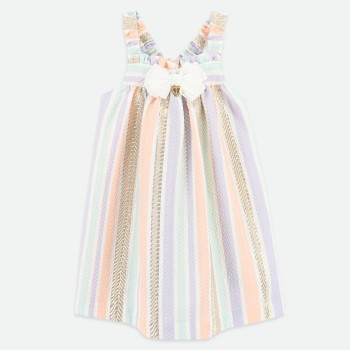 Ριγέ Πολύχρωμο Φόρεμα Angel Face