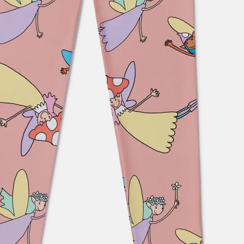Fairies Print Elasticated Leggings Stella Mc Cartney Fairies Print Elasticated Leggings Stella Mc Cartney