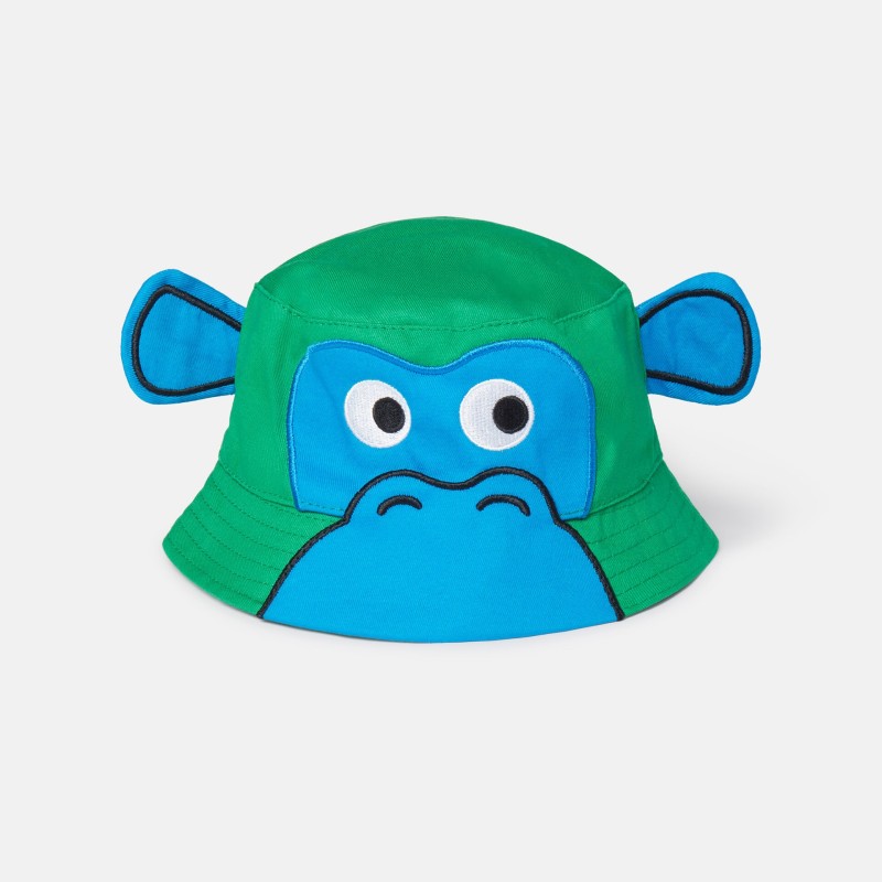Stella Mc Cartney Baby Monkey Face Hat Green-Blue Stella Mc Cartney Baby Monkey Face Hat Green-Blue