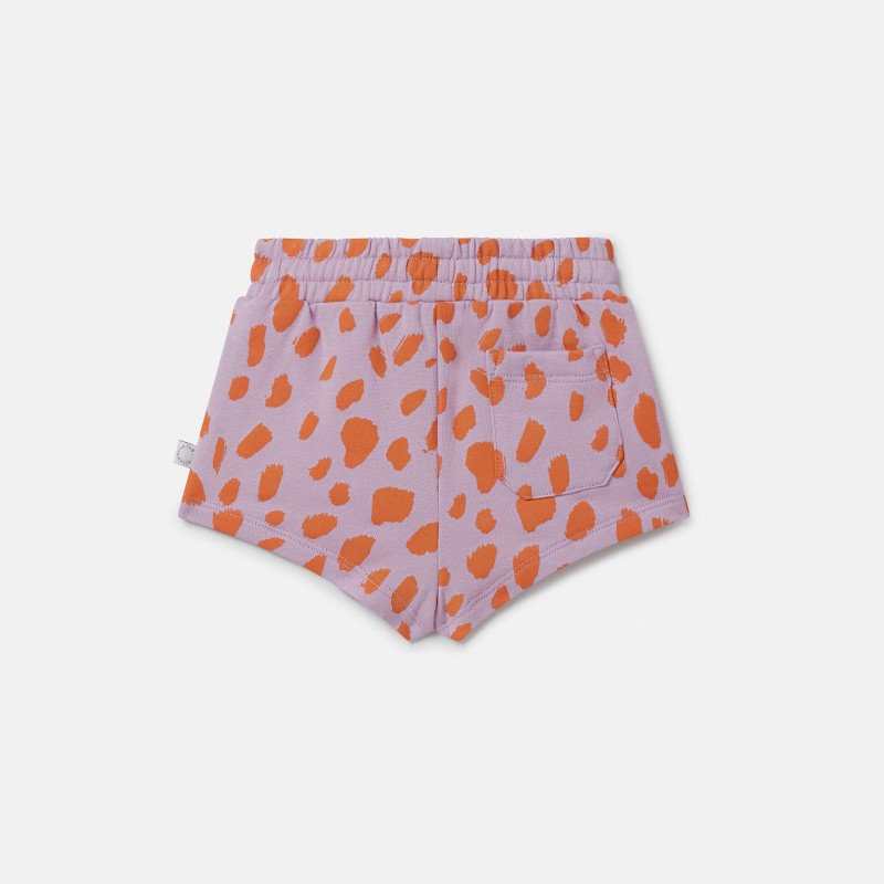 Stella McCartney Βρεφικό Λιλά Σορτς με Λεοπάρ Τύπωμα Stella McCartney Βρεφικό Λιλά Σορτς με Λεοπάρ Τύπωμα