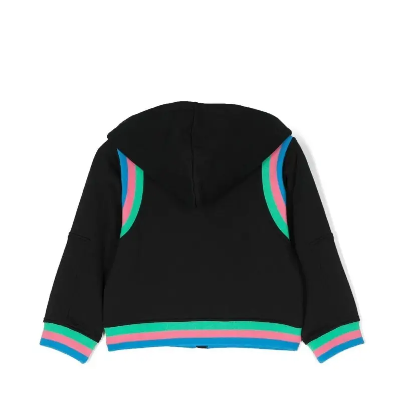Stella MacCartney Black Sports zip-up hoodie Stella MacCartney Black Sports zip-up hoodie