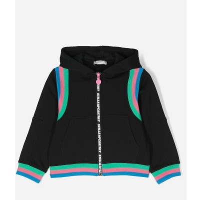 Stella MacCartney Black Sports zip-up hoodie Stella MacCartney Black Sports zip-up hoodie