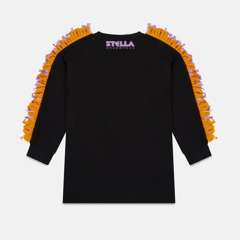Stella McCartney Φόρεμα Fantasia Pegasus Print Fringe Fleece Stella McCartney Φόρεμα Fantasia Pegasus Print Fringe Fleece