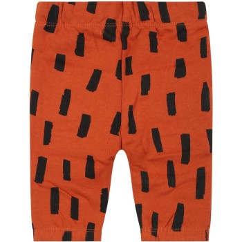 Stella Mac Cartney Brown Baby Fleece Sweatpants with Black Stripes