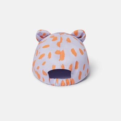 Stella Mc Cartney Baby Pink Neon Leopard 3d Print Cap Lilac Stella Mc Cartney Baby Pink Neon Leopard 3d Print Cap Lilac