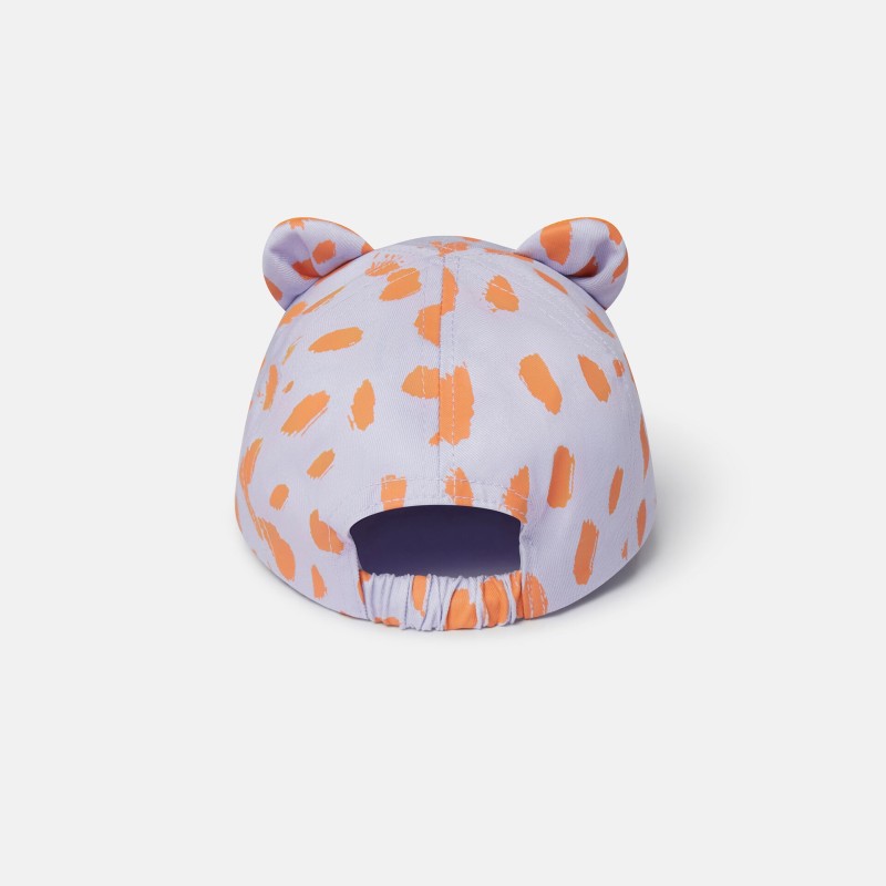 Stella Mc Cartney Baby Pink Neon Leopard 3d Print Cap Lilac Stella Mc Cartney Baby Pink Neon Leopard 3d Print Cap Lilac