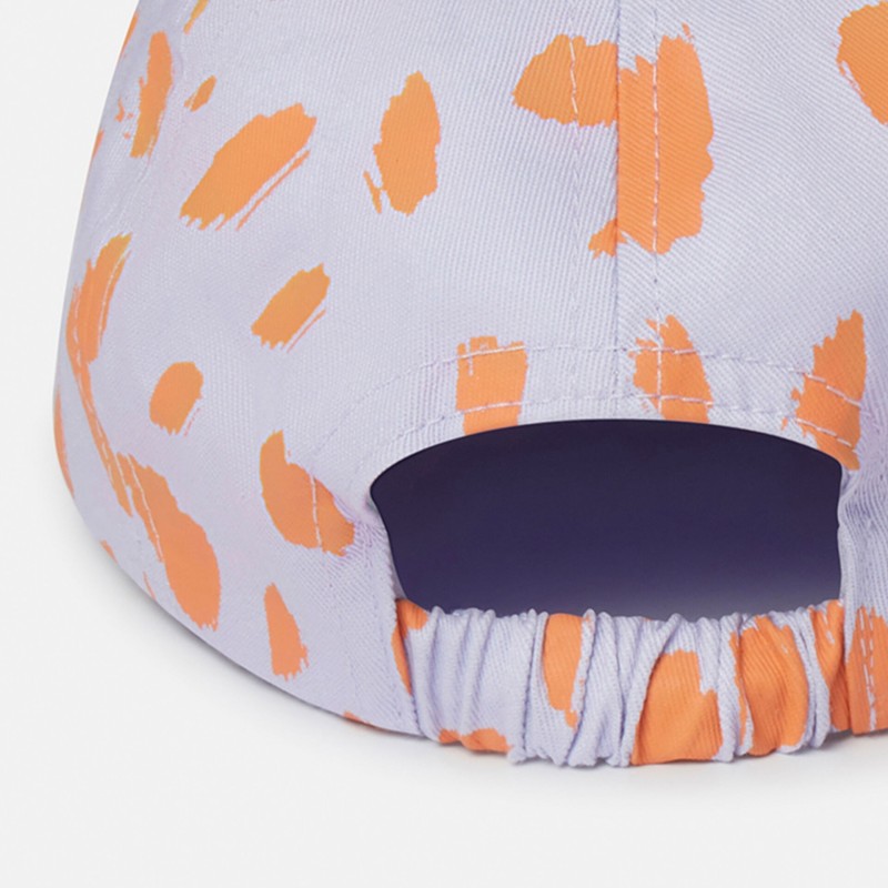 Stella Mc Cartney Baby Pink Neon Leopard 3d Print Cap Lilac Stella Mc Cartney Baby Pink Neon Leopard 3d Print Cap Lilac