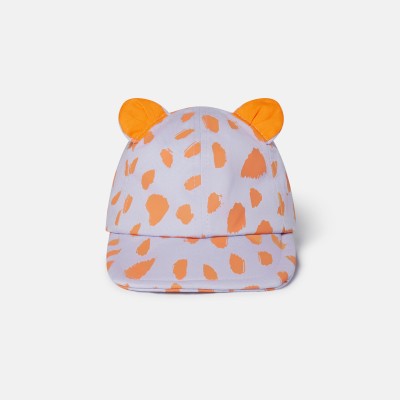 Stella Mc Cartney Baby Pink Neon Leopard 3d Print Cap Lilac Stella Mc Cartney Baby Pink Neon Leopard 3d Print Cap Lilac