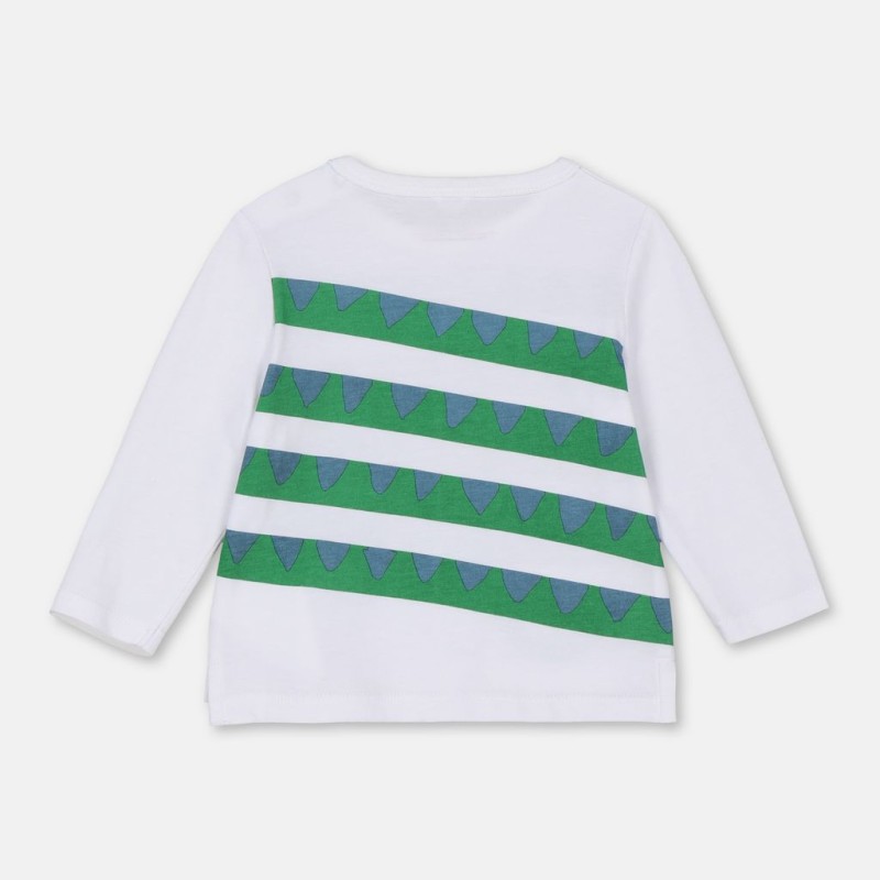 Stella McCartney Βρεφική Μπλούζα με Πράσινο Φιδάκι Stella McCartney Βρεφική Μπλούζα με Πράσινο Φιδάκι