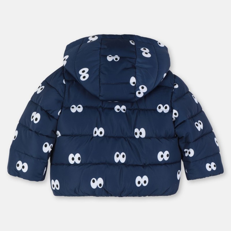 Stella McCartney Baby Blue Puffer Jacket with Eyes