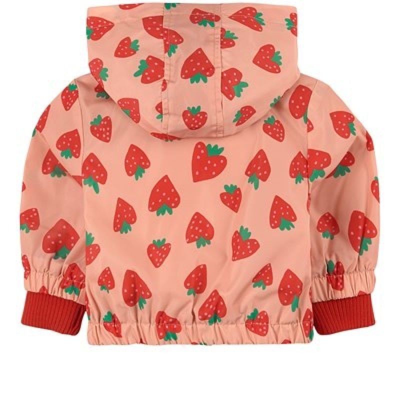 Stella McCartney Baby Pink Jacket with Red Strawberries Stella McCartney Baby Pink Jacket with Red Strawberries