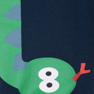 Stella McCartney Baby Blue Tracksuit Bottoms with a Green Snake