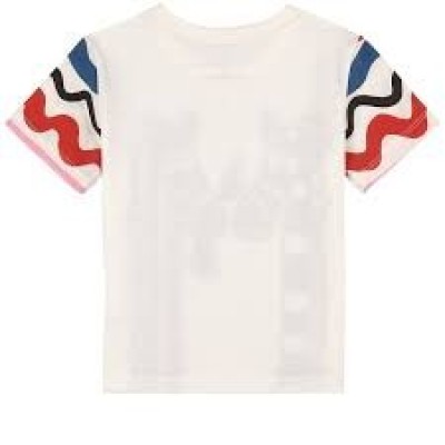 Stella McCartney Girls' Zebra T-Shirt White Stella McCartney Girls' Zebra T-Shirt White