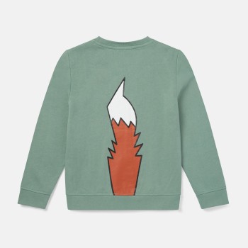 Stella McCartney Kids Cotton Fox Sweatshirt