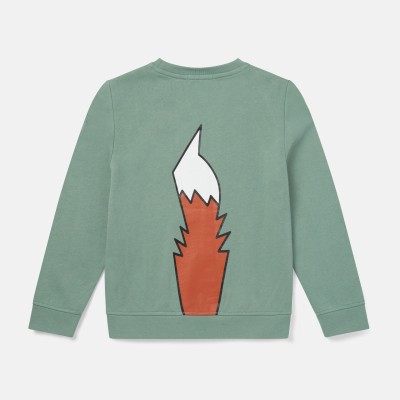 Stella McCartney Kids Cotton Fox Sweatshirt