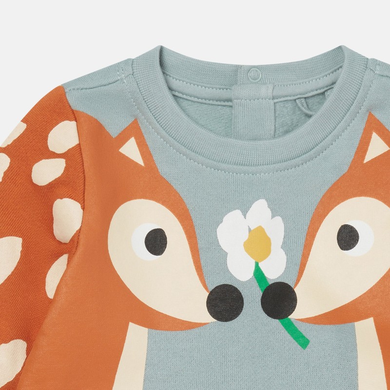 Stella McCartney Παιδικό Φόρεμα με 2 Ελάφια Stella McCartney Παιδικό Φόρεμα με 2 Ελάφια