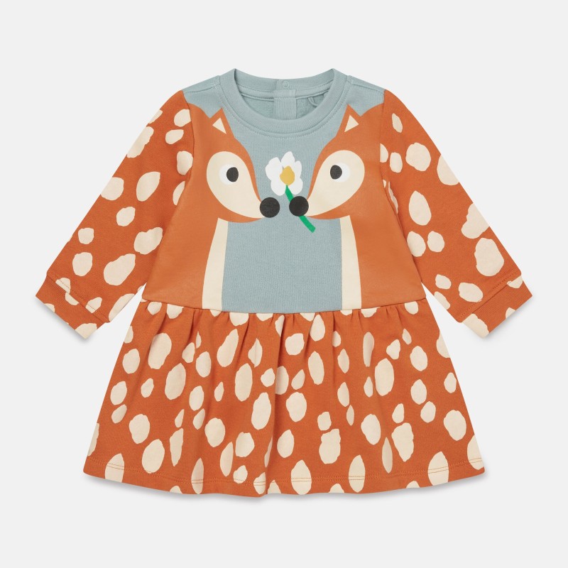 Stella McCartney Παιδικό Φόρεμα με 2 Ελάφια Stella McCartney Παιδικό Φόρεμα με 2 Ελάφια