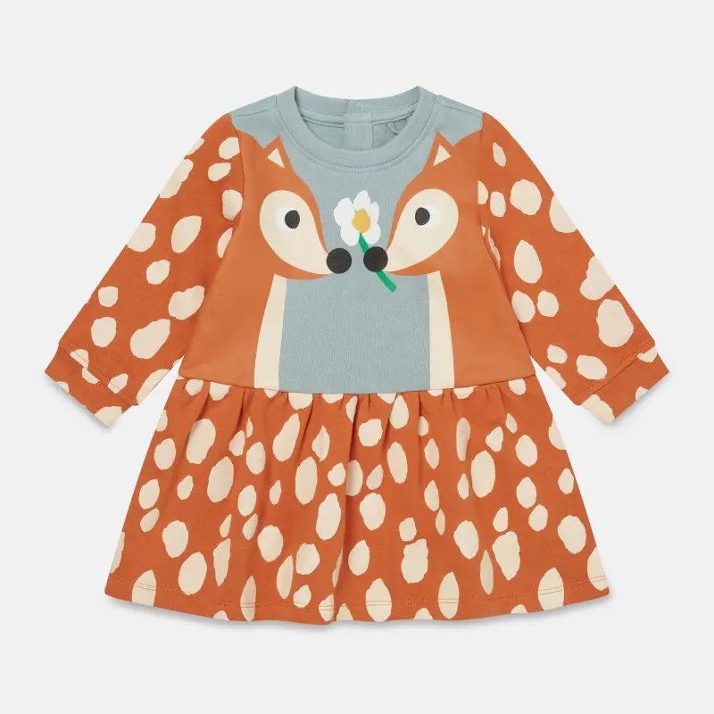 Stella McCartney Παιδικό Φόρεμα με 2 Ελάφια Stella McCartney Παιδικό Φόρεμα με 2 Ελάφια