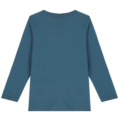 Stella MacCartney Boys Blue Fox Long Sleeve Top