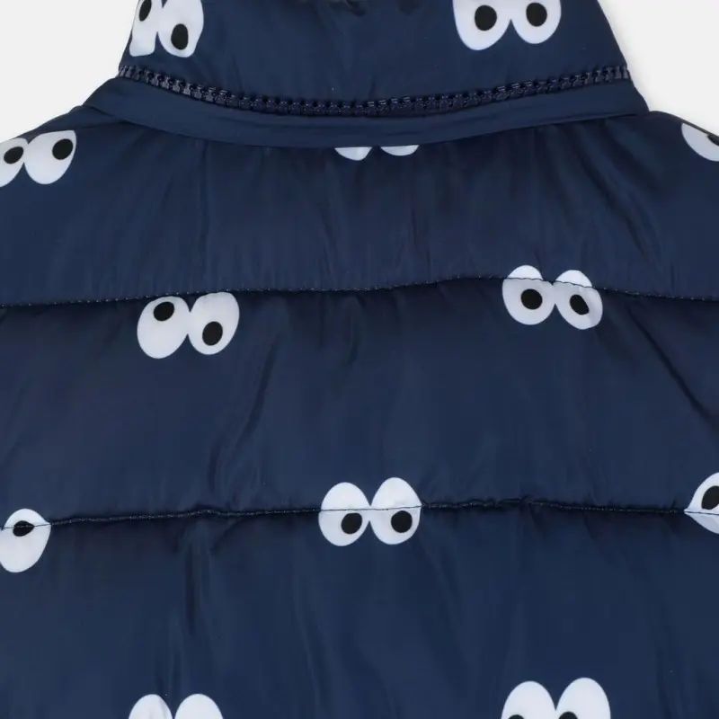Stella McCartney Παιδικό Μπλε Μπουφάν με Μάτια Stella McCartney Παιδικό Μπλε Μπουφάν με Μάτια