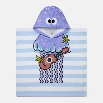 Stella McCartney Παιδικό Αγορίστικο Πὀντσο Θαλάσσης "Μέδουσα" Μωβ