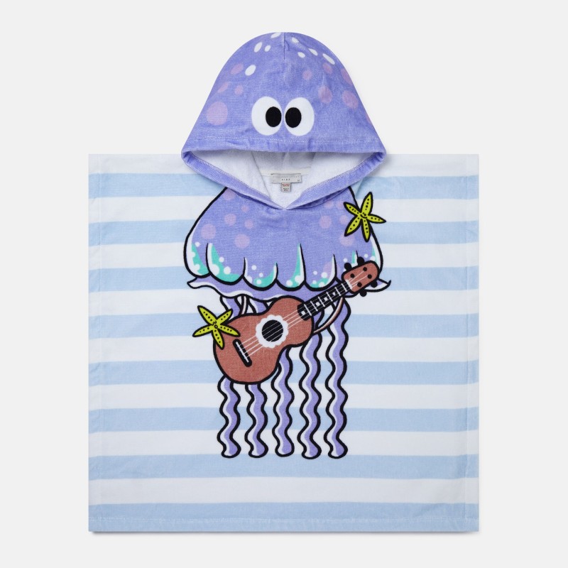 Stella McCartney Boys' Beach Poncho "Jellyfish" Purple Stella McCartney Boys' Beach Poncho "Jellyfish" Purple