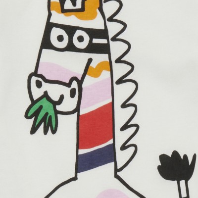 Stella Mc Cartney Baby Doodle Zebra Cotton Body Set