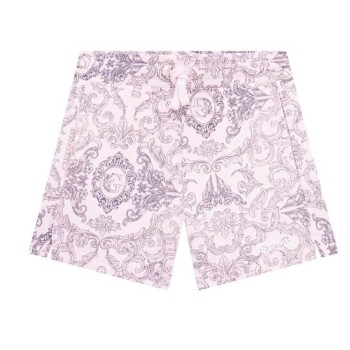 GUESS Παιδικό Υφασμάτινο Σορτς / Βερμούδα Ροζ με Κορδόνι