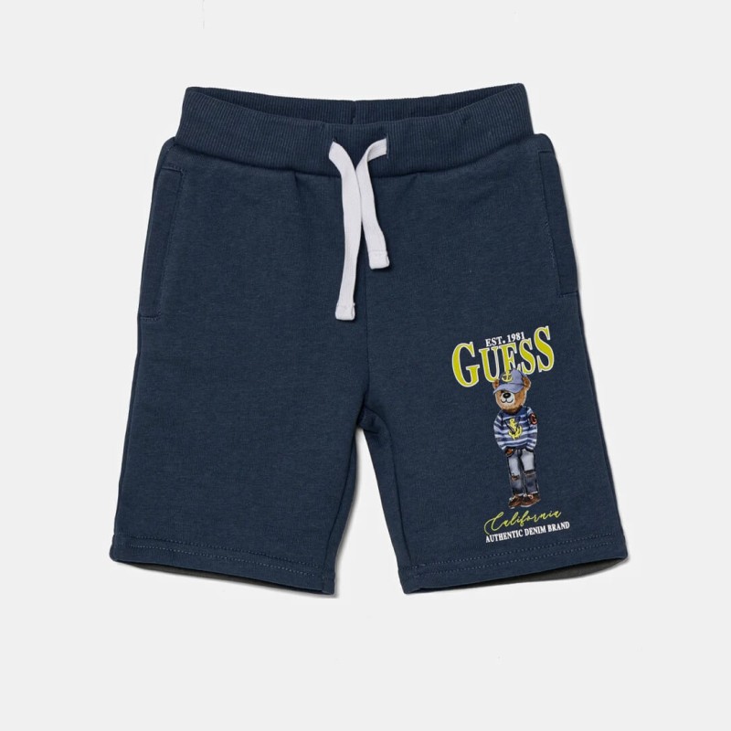 Guess Boys’ Raf-Coloured Organic Cotton Shorts Guess Boys’ Raf-Coloured Organic Cotton Shorts