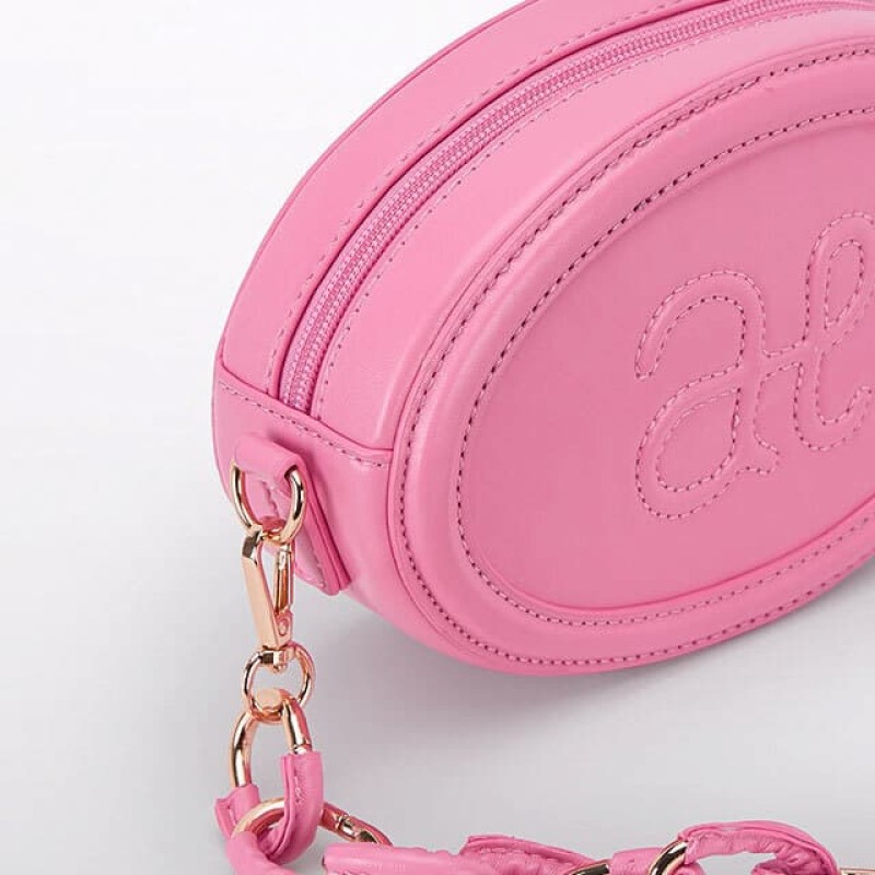 Abel & Lula Girls' Oval Logo Shoulder Bag Fuchsia Abel & Lula Girls' Oval Logo Shoulder Bag Fuchsia