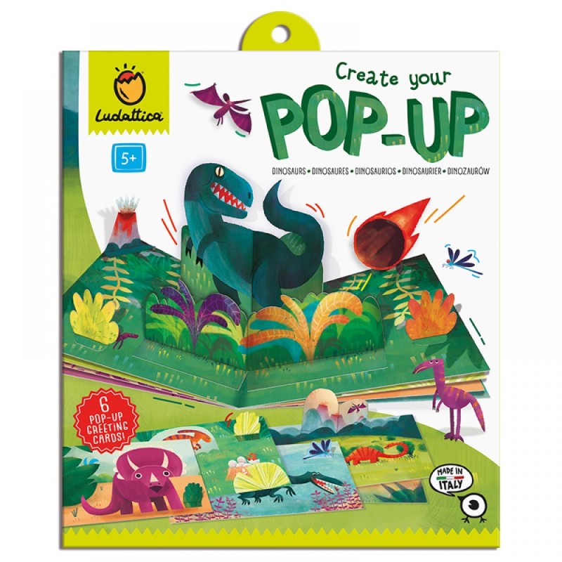 Create Your First Pop Up – Dinosaurs | Make Your First Pop-Up Cards