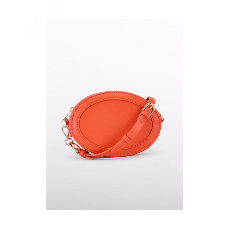 Abel & Lula Oval Logo Bag with Chain Strap Orange Abel & Lula Oval Logo Bag with Chain Strap Orange
