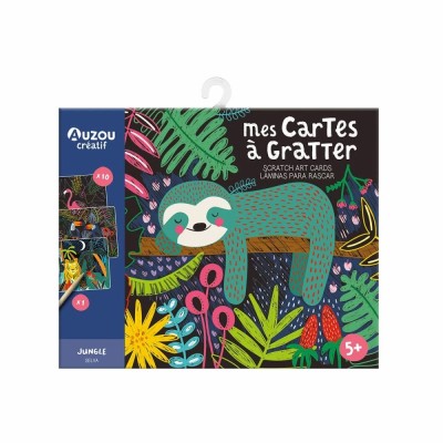 My Scratch Art Cards  Jungle Auzou