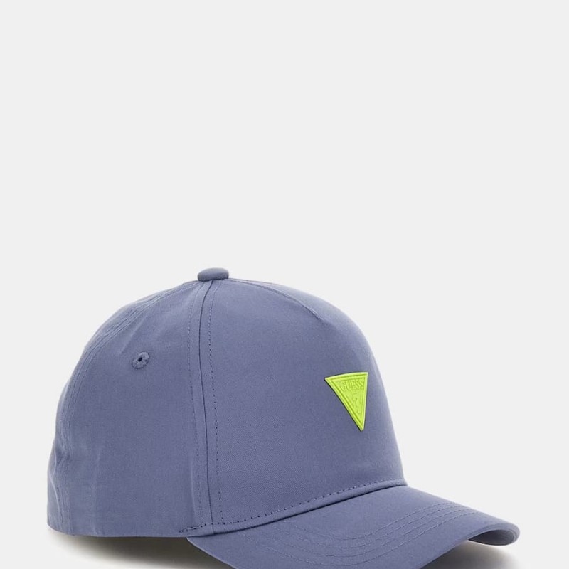 GUESS Boys' Blue Cotton Baseball Cap GUESS Boys' Blue Cotton Baseball Cap