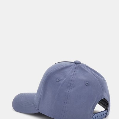 GUESS Boys' Blue Cotton Baseball Cap GUESS Boys' Blue Cotton Baseball Cap