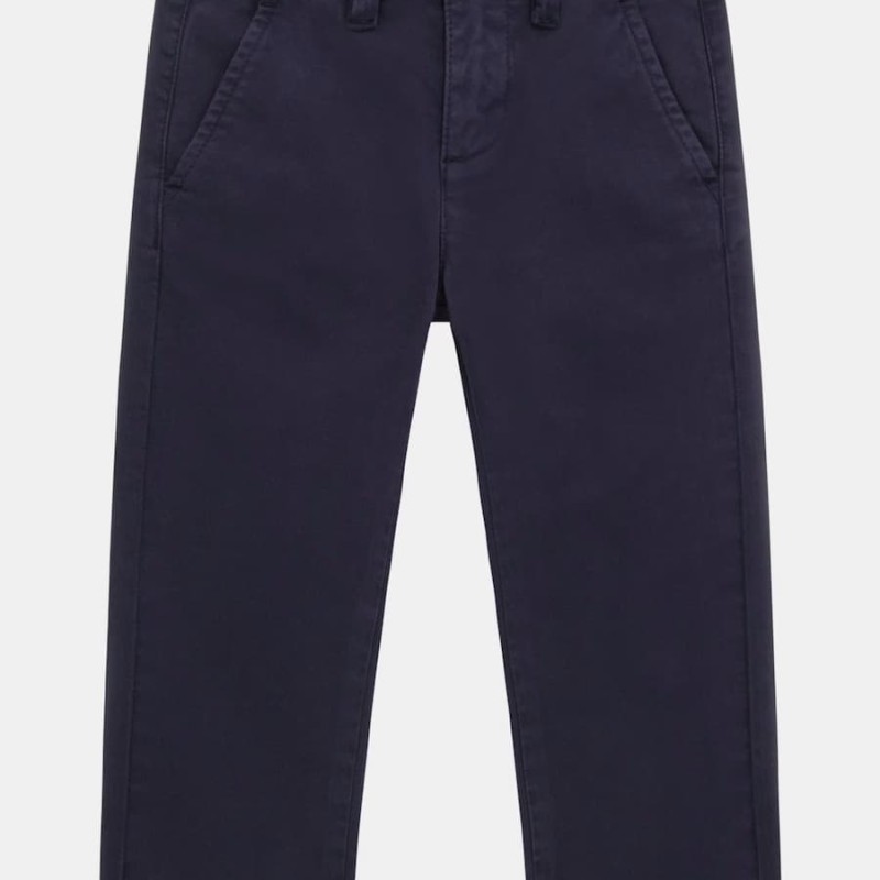GUESS Boys' Blue Satin Chino Pants GUESS Boys' Blue Satin Chino Pants